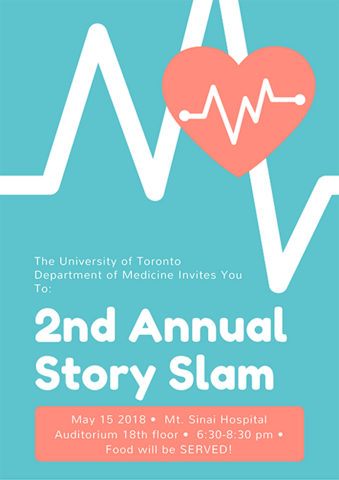 2018 Story Slam Poster